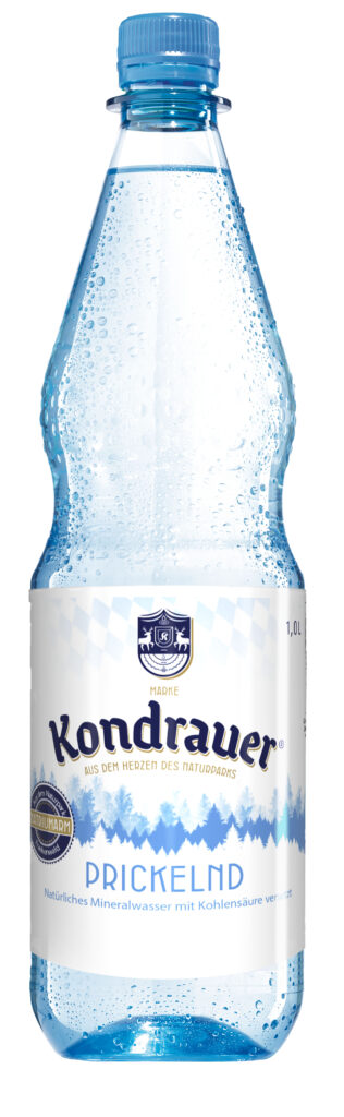 Mineralwasser "Prickelnd" 1,0 l PET-Mehrwegflasche